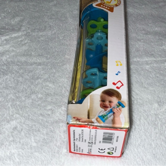 Hape International Baby Beaded Raindrops Blue Soothing Rain Sounds 0-6mBrand New - Picture 5 of 16
